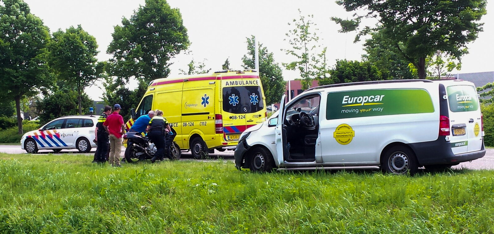 Motorrijder gewond bij ongeval in Hedel.