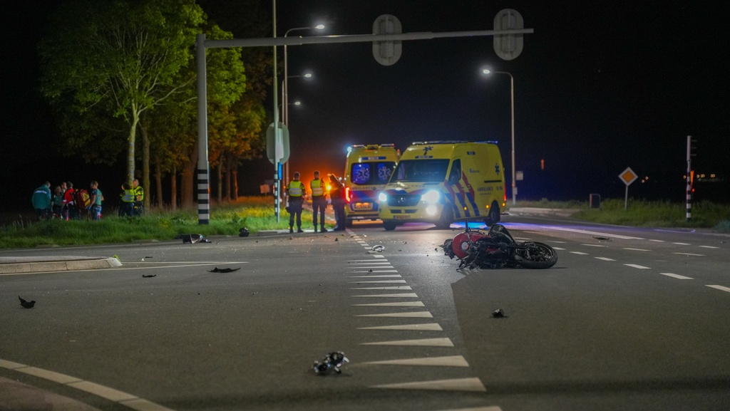 Motorrijder overleden bij ernstig ongeval op N243.