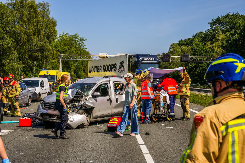 Ernstig ongeluk op de A67